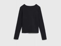 Лонгслив для девочек, Черный