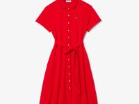 Женское платье Lacoste с поясом