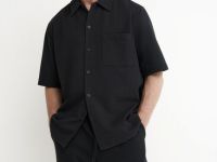 Шорты из пике, Черный