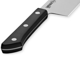 Нож кухонный овощной накири Samura "HARAKIRI" (SHR-0043B) 170 мм, сталь AUS-8, рукоять ABS пластик, чёрный