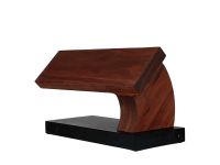 Подставка для ножей магнитная Woodinhome KS015SWN-ST, орех/мрамор