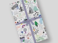 Бумага упаковочная двусторонняя "Путешествие" 50*70 см