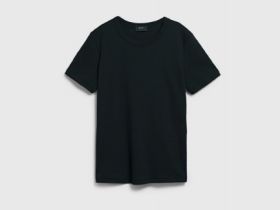 Базовая футболка из плотного хлопка, Черный