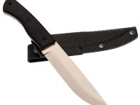 Туристический нож Тигр, сталь Х12МФ, рукоять G10, черный