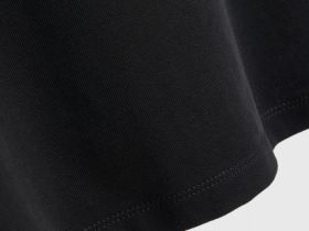 Футболка оверсайз из плотного хлопка, Черный