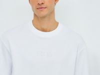 Футболка с объёмным принтом, Белый