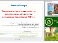 Управленческая деятельность: современные технологии в условиях реализации ФГОС