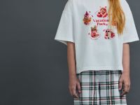 Пижамные брюки в клетку для девочек, Белый