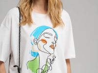 Футболка объемного кроя из хлопкового джерси