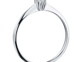 Классическое кольцо из серебра э0612кц10200131_white