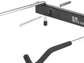 Горизонтальный кронштейн для настенного крепления велосипеда Bike Hand YC-29S складной (черный)