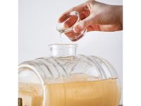 Kilner Диспенсер для напитков на подставке 1 л прозрачный Barrel Kilner