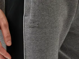 Мужские хлопковые спортивные брюки Lacoste свободного кроя