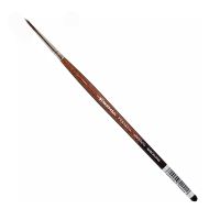 Кисть синтетика №1 круглая Escoda "Versatil 1540" Кисть синтетика круглая Escoda "Versatil" короткая ручка коричневая