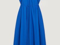 Сарафан макси льняной с вырезом на спине