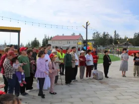 Новый сквер открыли в селе Хомустах Якутии