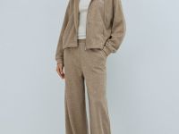 Толстовка на молнии со стопперами, Бежевый