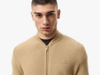 Мужской кардиган Lacoste на молнии классического кроя