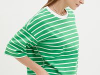 Футболка в полоску свободного силуэта