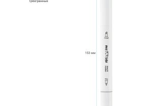 Набор маркеров для скетчинга MESHU 6 цв, флуоресцентные цвета