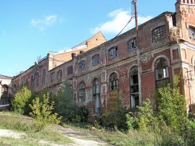 Главный корпус сахарного завода с корпусом паровой фабрикой конфет и шоколада