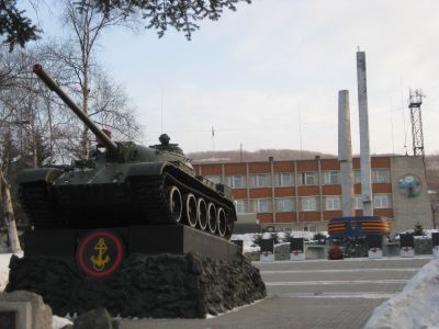 Памятник подвигам морских пехотинцев Тихоокеанского флота в 1941-1945 годах