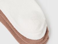 Пушистые носки, 2 пары, Бежевый