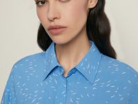 Платье с коротким рукавом и поясом