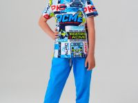 Комплект трикотажный для мальчиков: фуфайка (футболка), брюки