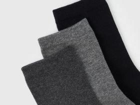 Носки для мальчиков, 3 пары, Серый