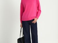 Джемпер с добавлением шерсти свободного силуэта