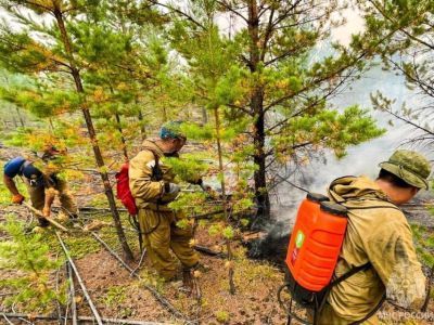 В Якутии за сутки ликвидировали два лесных пожара