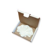 Палитра фарфоровая "Ракушка" 12,5 х 10 см