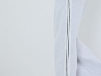 Широкие трикотажные брюки для девочек, Белый