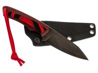 Нож Pocket Wolf Кело, сталь K340, рукоять G10, черно-красный