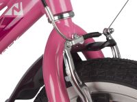 Детский велосипед Novatrack Novara 16, год 2022, цвет Фиолетовый