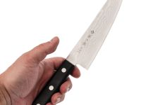 Кухонный Шеф нож Tojiro Western Knife F-332, сталь VG-10, рукоять стабилизированная древесина, черный