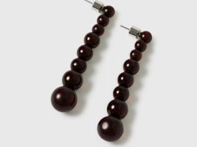 Серьги женские, Коричневый