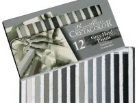 Набор сухой пастели Cretacolor 12 шт серые оттенки, в картоне