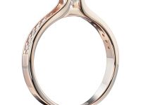 Кольцо из красного золота с бриллиантами э0201кц08200105