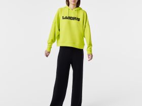 Женская толстовка Lacoste Branded Print Hoodie