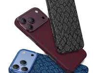 Чехол-накладка Keephone Drakon Aramid MagSafe для Apple iPhone 17 Pro/18 Pro кевлар (бордовый)