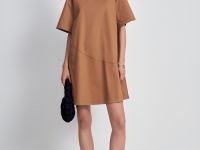 Платье А-силуэта из хлопка