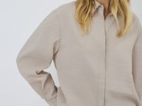 Блузка из модала, Бежевый