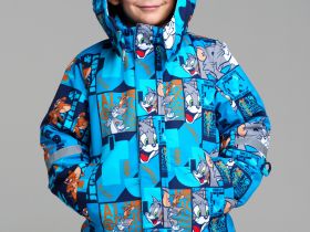 Комплект текстильный с полиуретановым покрытием для мальчиков: куртка, полукомбинезон