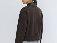 Замшевая куртка, Коричневый