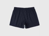 Трусы-боксеры с принтом, Синий