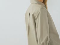 Рубашка из хлопка с рукавом 3/4, Зеленый