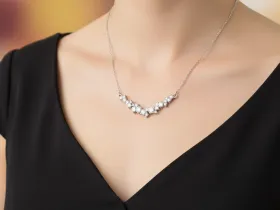Колье из белого золота э4712кл08168700