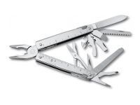 Мультитул Victorinox SwissTool Plus, сталь X50CrMoV15, рукоять нержавеющая сталь, серый